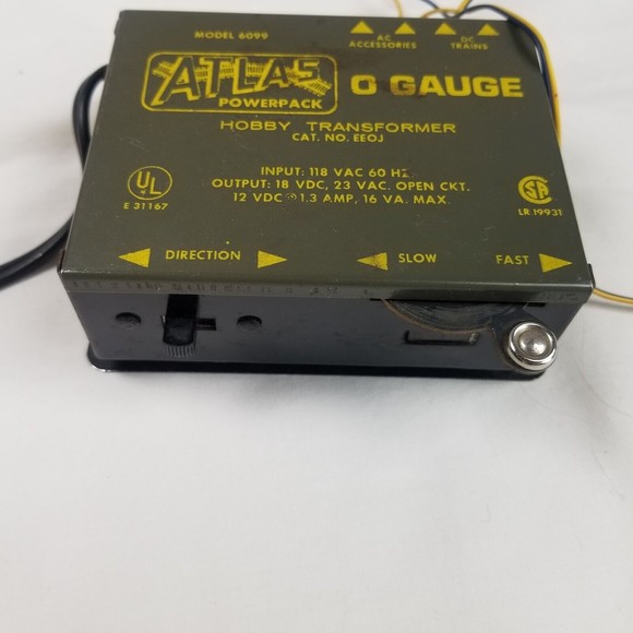 Vintage Atlas Hobby Transformer Power Pack Model 6099 O Gauge Parts Only Untest - Picture 2 of 12